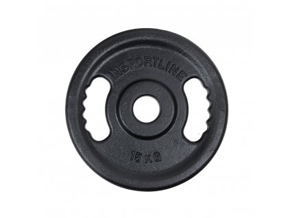 Öntöttvas olimpiai súlytárcsa inSPORTline Castblack OL 15 kg 50 mm