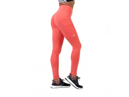 Női leggings Nebbia High Waist Fit&Smart 505 (Méret S, Szín Őszibarack)