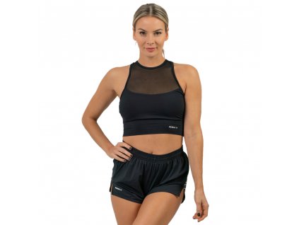 Párnázott sportmelltartó Nebbia FIT Activewear 437 (Méret M, Szín fekete)