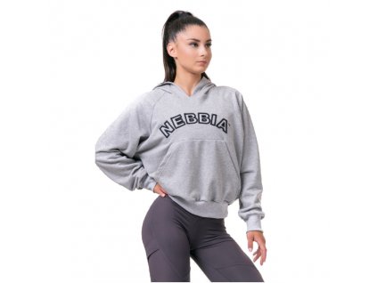 Női melegítőfelső kapucnival Nebbia Iconic Hero 581 (Méret M, Szín Old Rose)