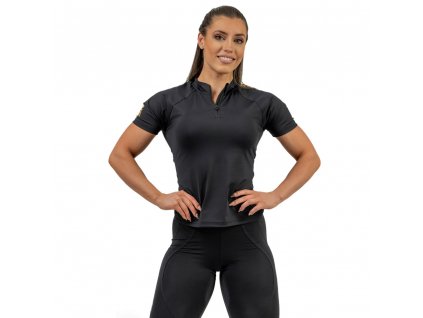 Női funkcionális póló Nebbia INTENSE Ultimate 831 (Méret XS, Szín fekete)