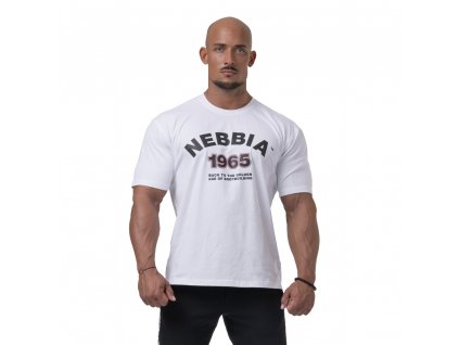 Férfi póló Nebbia Golden Era 192 (Méret XL, Szín világos szürke)