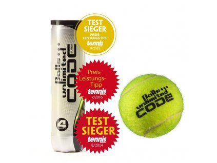 Balls Unlimited Code Black teniszlabda (4 db/cső)