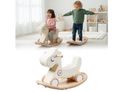 Hintaló és futóbicikli inSPORTline Etalino (Szín kávé)