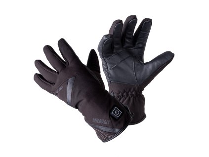 Fűthető motoros és síkesztyű W-TEC HEATnoir (Méret XS, Szín fekete)