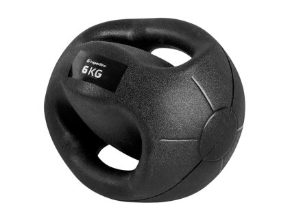 Medicinlabda fogantyúval inSPORTline Grab Me 6 kg