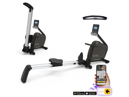 Evezőpad inSPORTline  inCondi RW60 (Szín fekete)