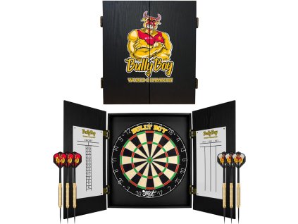 Dart céltábla szett Shot Michael Smith Cabinet Set