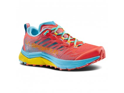 Női túracipő La Sportiva Jackal II Woman (Méret 36, Szín Hibiszkusz/Malibu kék)