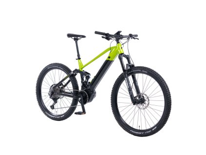 Hegyi teljes felfüggesztésű elektromos kerékpár Levit Svarog BF Overstep 630 29"/27,5" - 2024 (Szín Lime fekete gyöngy, Vázméret L (18,5", 175-185 cm))