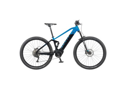 Teljes felfüggesztésű elektromos hegyi kerékpár Levit Kingit BF Overstep 630 29" - 2024 (Szín Kék fekete gyöngy, Vázméret M (17", 165-175 cm))