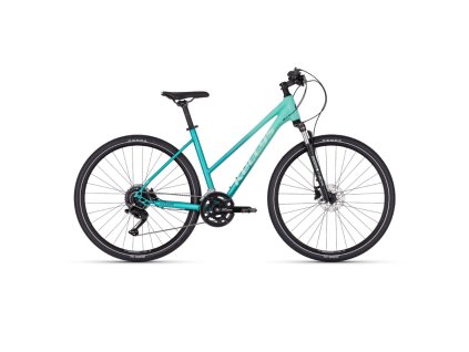 Női cross kerékpár KELLYS PHEEBE 50 28" 9.0 (Szín Víz, Vázméret S (17", 155-170 cm))