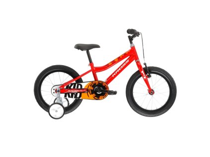 Gyerek kerékpár Kross Racer 3.0 16" Gen 005 (Szín piros/narancssárga/fehér, Vázméret 10" (110-130 cm))