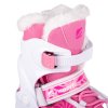 Gyermek jégkorcsolya inSPORTline Izabely Pro, AdjusTouch, Thermo Fit, Comfort Fit, MicroLock biztonsági csat, Safety Ankle System (Méret XS (25-29))