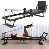 Reformer pilates inSPORTline Auraler, kettős ellenállási rendszer, összecsukható acélszerkezet, görgők a könnyű kezeléshez