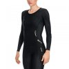 Skins A400 női hosszú ujjú felső - fekete (Méret M)