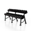 pol pl Zestaw hantli stalowych gumowanych 5 32 5 kg czarny polysk ze stojakiem M MP HSGk2 M k1 Marbo Sport 26650 1