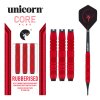 Nyilak Unicorn Core Plus Rubberised Brass Red 3 db (Súly (g) 16 g)