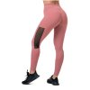 Női leggings magas derékkal Nebbia Mesh 573 (Méret L, Szín Old Rose)