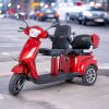 Kétszemélyes háromkerekű elektromos robogó inSPORTline Zorica Duo (Szín piros)