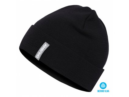 Dámská merino čepice Merhat 4 black