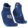 Pro Racing Socks v4.0 Run Low Sodalite/Fluo Blue T1