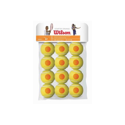 Tenisové loptičky Wilson Starter Orange Balls 12ks