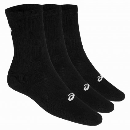 Športové ponožky ASICS CREW SOCK BLACK 3 pack 