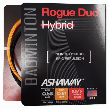 Bedmintonový výplet Ashaway Rogue Duo Hybrid 11 m