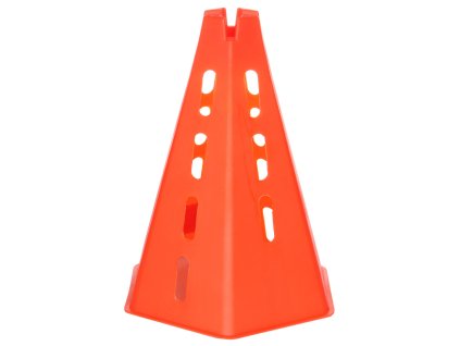 Hex Cone kužel s otvory oranžová (výška/ šířka 32 cm)