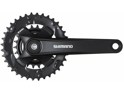 kliky SHIMANO FC-MT101-L 175mm 36-22 zubů, černé, 9 speed, bez krytu, pro osu čtyřhran