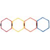Agility Hex proskakovací šestiúhelník červená (varianta 29704)