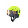 14009 3 detska lyzarska helma damani skier visor c03 zluta