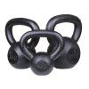 Kettlebell Kov činka černá (Hmotnost 4 kg)
