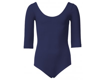 Dětský gymnastický dres-tmavě modrá
