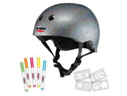 1 Wipeout Silver Glitter Hero