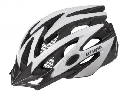 Helma na kolo Etape Biker, stříbrná/černá mat