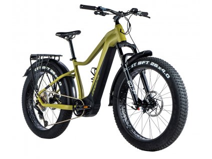Leader Fox BRASA 26" FAT BIKE,PANASONIC GX ULTIMATE horské elektrokolo, green military
