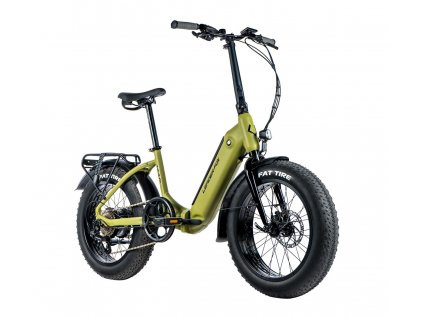 Leader Fox CODY FAT BIKE, 20", ZADNÍ MOTOR, army green