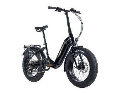 Městské elektrokolo Leader Fox CODY FAT BIKE 20", 2024, black shiny