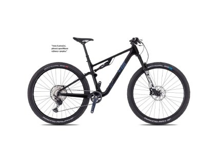 Horské kolo 4Ever Sonnic GX 2024, shiny black/hologram