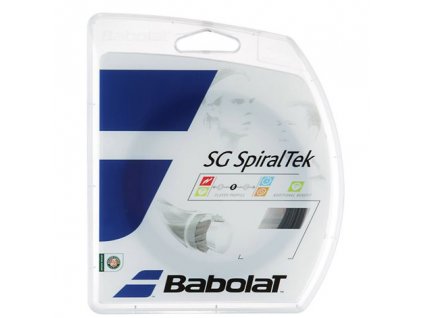 Tenisový výplet Babolat SG SpiralTek | 1,30 mm | 12m | černý