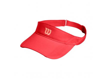 Kšilt Wilson Womens Rush Knit Visor Ultralight | červený