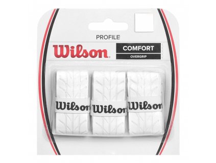 Omotávka Wilson Overgrip Comfort | 3 ks | bílá