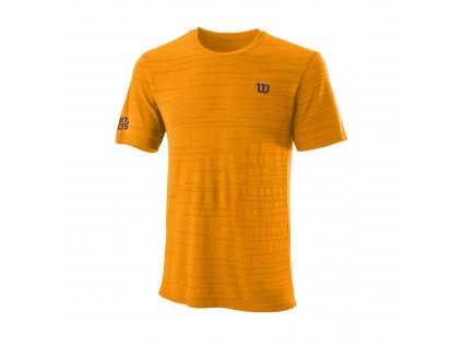 Tričko pánské Wilson M Kaos Rapide SMLS Crew | oranžové