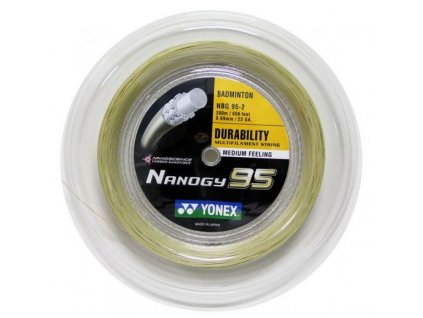Yonex Nanogy BG 95 Badminton String Reel Cosmic Gold 571x