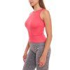3786 2 damsky crop top seamless ruzovy