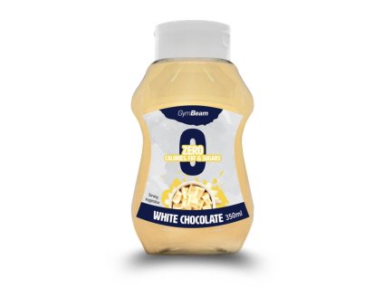 ZERO SIRUP biela čokoláda 350 ml - GymBeam