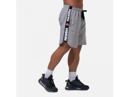 Pánske šortky Legend Approved 195 Grey - Nebbia