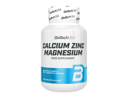 calcium zinc magnesium 100 tabliet biotech usa SportovaVyziva.sk